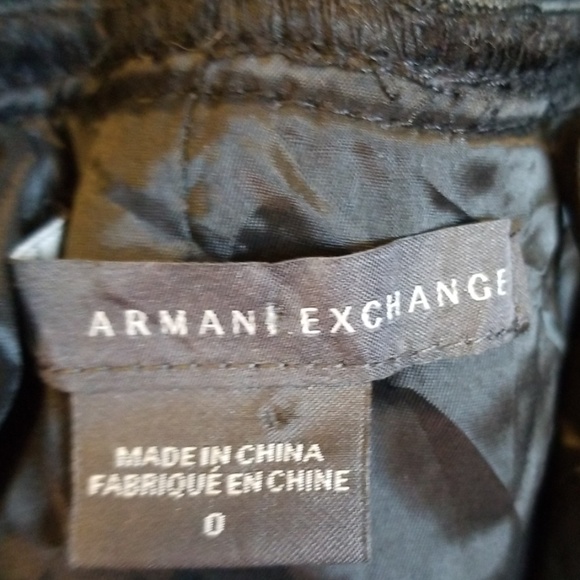 Armani Exchange Black Lace Skater Mini Skirt - Picture 6 of 6